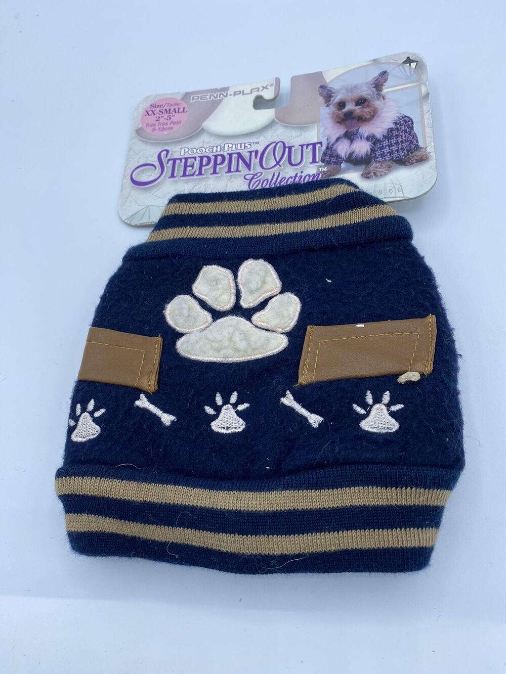 XX-SMALL DOG JACKET STEPPING OUT & POOCH-PLUS
